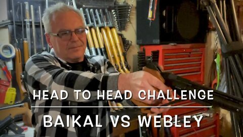 Head to head challenge: Baikal IZH-46M vs Webley Nemesis .177 single stroke pneumatic pistols