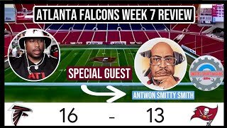 The Falcons In Review vs Tampa Bay Bucs | Special Guest Antwon Smitty Smith