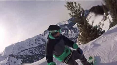 GoPro faz imagens incríveis de snowboard no Cazaquistão