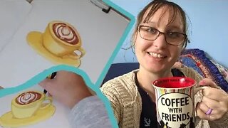 A Litttle Chat Over Coffee Art