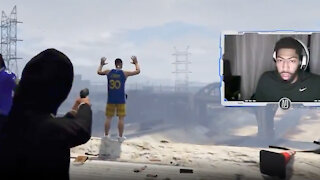 Anthony Davis Very Excited About EXECUTING "Steph Curry" While Playing GTA Online