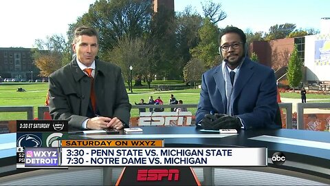 Desmond Howard turns into a meteorologist in predicting Michigan and MSU games