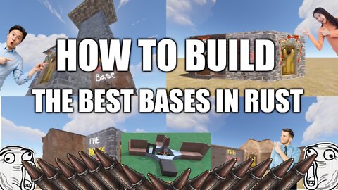 Rust - Base Tutorial - how To Build Scrotexboy's Bunkers - Survive Vs Clans With These Designs