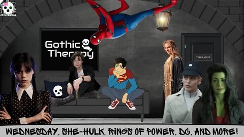 Psycho-Synopsis: Wednesday, She-Hulk, Rings of Power, DC and More!