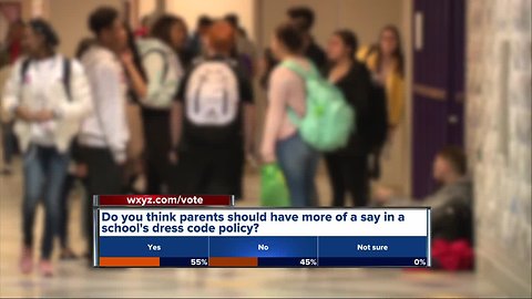 Some parents calling for change in metro Detroit school district's dress code