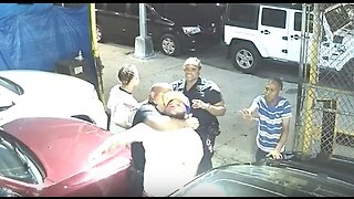 legal system based on Violence, nothing else: Lawless NYPD Cop Uses Chokehold to EnForce Noise Law