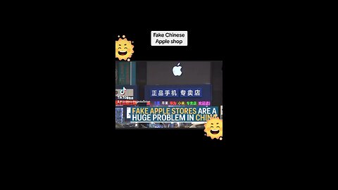 China fake Apple shop