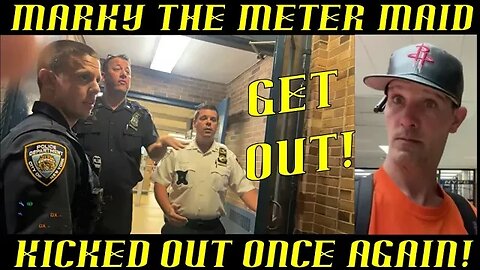 Frauditor Marky the Meter Maid Kicked Out of 83rd Police Precinct!