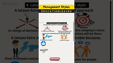 Laissez-faire Management Style #shorts #management