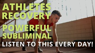 Powerful Subliminal For Injured Athletes (Relaxing Music) [Heal And Recover Fast] Listen Every Day!