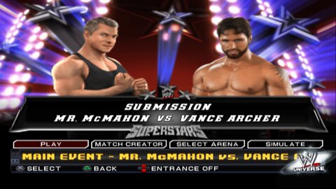 WWE SmackDown vs. Raw 2011 Mr. McMahon vs Vance Archer
