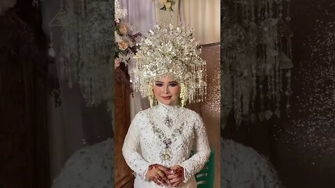 Pengantin Pakaian Adat PALEMBANG Sumsel - Indonesia #shortvideo #short #shorts