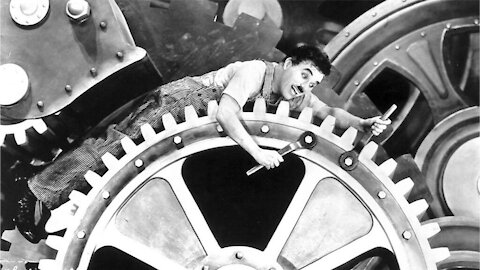 Charlie Chaplin - Factory Scene - Modern Times (1080 Hd)