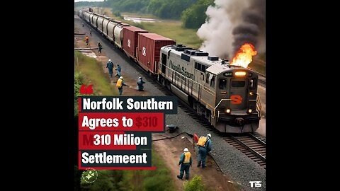 "TRAIN WRECK JUSTICE: Norfolk Southern Pays $310M for Ohio Disaster!"
