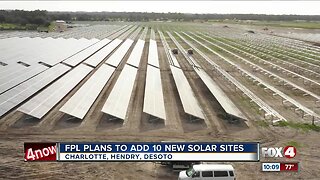 FPL plans to add 10 new solar sites in Florida