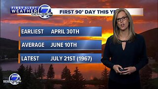 It's been one of the coolest start to summer in Colorado in decades