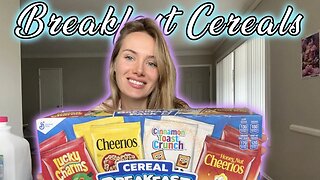 Russian Girl Tries US Cereals For The First Time! Breakfast Time!!!