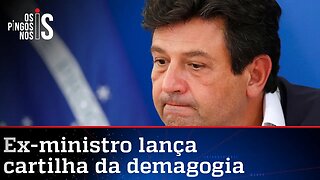 Em livro, Mandetta tenta jogar os próprios erros no colo de Bolsonaro