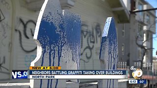 North Park neighbors battle graffiti