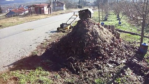 Composting in pile, 1st Mixing/Overturning (22.01.2023)