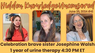 Celebration Brave Sister Josephine Walsh, 1 year of Urine Therapy