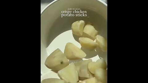 Crispy Chicken Potato Sticks | #recipe #potatorecipe #chicken #chickenbreast