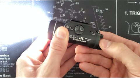 How to turn off STROBE for the Steamlight TLR-1 HL