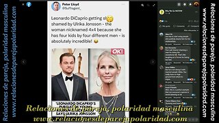 Leonardo DiCaprio es avergonzado por Ulrika Jonsson, lo que pasa es que tiene envidia de las mujeres