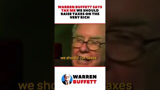 Warren Buffett says TAX ME We Should Raise Taxes On The VERY RICH | Motivational Speech #shorts