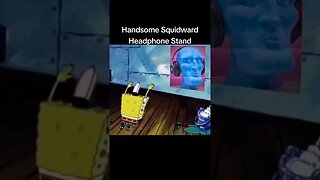 Handsome Squidward Headphone Stand