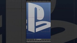 Playstation Logo? #blender #shorts #tutorial