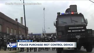 Buffalo Police purchase $30,000 riot control device