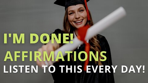 Powerful Exam For College Students Affirmations [Pass That Exam] Listen Every Day!