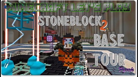 Minecraft FTB Stoneblock 2 Endgame Base Tour, Stoneblock 3 Comparison