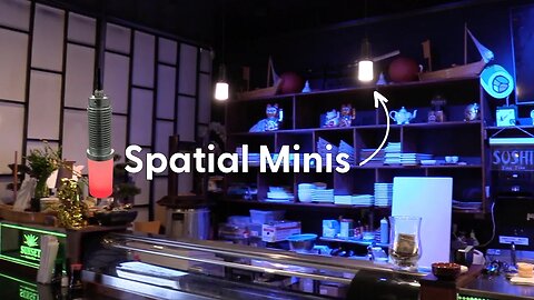 Spatial Minis Transform a Restaurant! | Lo-Vo Architectural Lighting