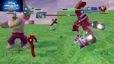 Disney Infinity 3.0 Hulk Buster & Iron Man vs Hulk & General Grievous