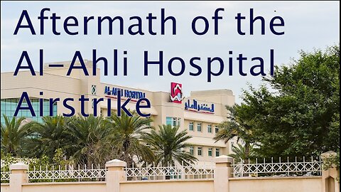 Aftermath of the Al-Ahli Hospital Airstrike