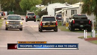 Troopers: Pickup truck dragged man to death