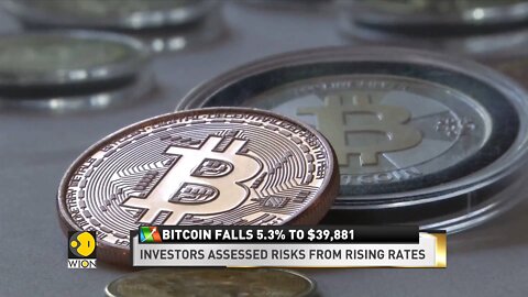 Bitcoin falls 5.3 percent to $39,881, Crypto below $40,000 first time in a month |