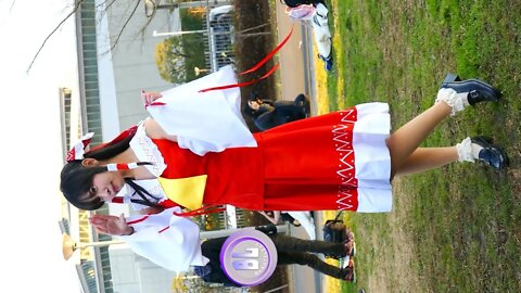 Beautiful Reimu Hakurei Costume Cosplay Cosplayer Comiket 92 コミケット コスプレ レイヤー c92