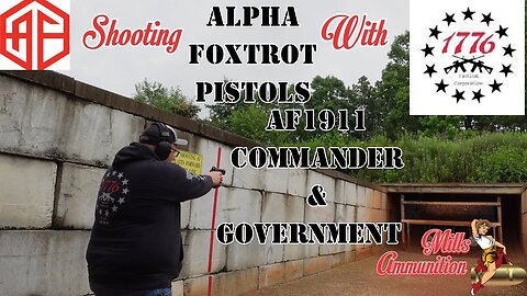 Alpha Foxtrot’s AF1911 QPQ 9MM COMMANDER1911 & Government Mills Ammunition @1776tacticalcorporation