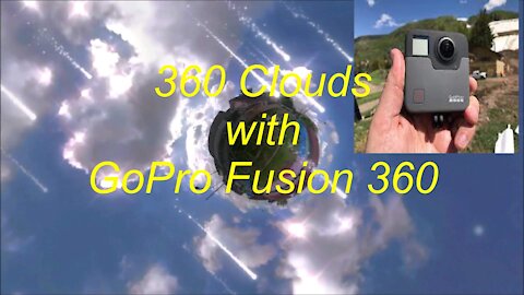 Time lapse clouds 360 with GoPro Fusion camera