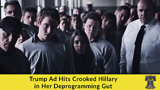 Trump Ad Hits Crooked Hillary in Her Deprogramming Gut