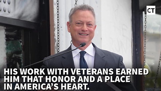 Gary Sinise Gets Honored For Work With Veterans