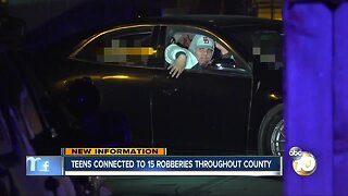 Teens connected to 15 robberies throughout county