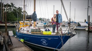 Young couple Live Full Time on 41ft Sailboat and Sail Offshore!