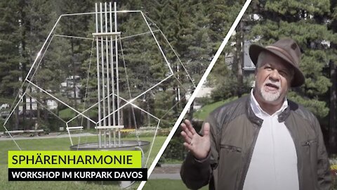Sphärenharmonieanlage Workshop im Kurpark Davos – Madjid Abdellaziz