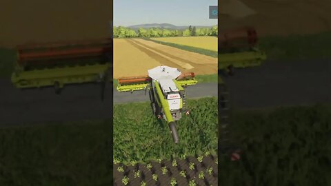 Harvesting Barley Farming Simulator 22 #shorts