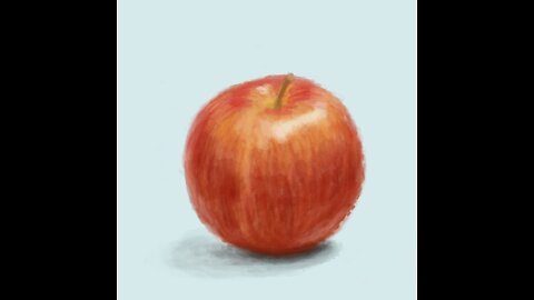 How to draw apple #2