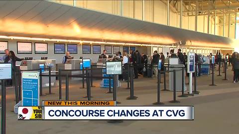 American Airlines switching concourses at CVG as part of major ramp upgrades